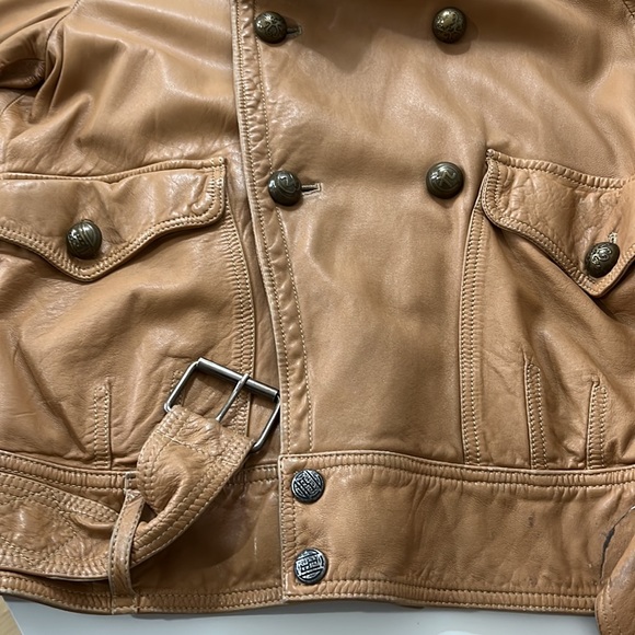 Diesel Leather Biker Jacket Women’s M - Picture 15 of 15